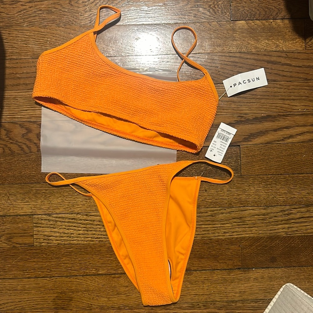 Orange bikini